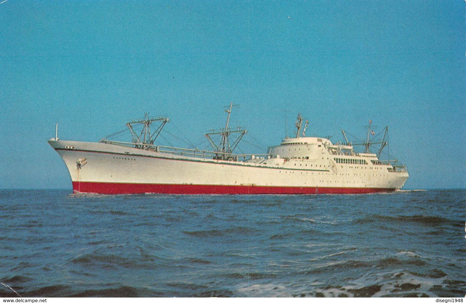 07788 "NUCLEAR SHIP - SAVANNAH" PIROSCAFO A PROPULSIONE NUCLEARE CART. ORIG. NON SPED. - Piroscafi