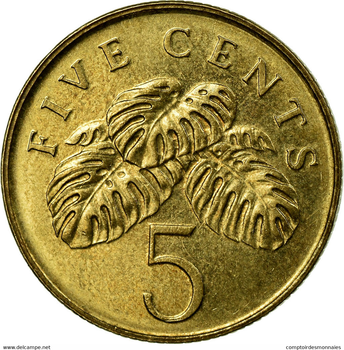 Monnaie, Singapour, 5 Cents, 2005, Singapore Mint, TTB, Aluminum-Bronze, KM:99 - Singapour