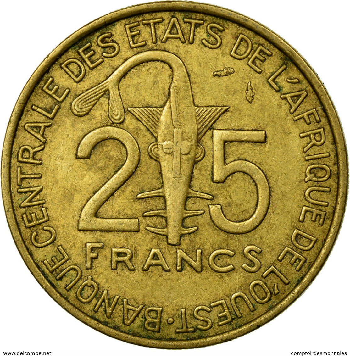 Monnaie, West African States, 25 Francs, 1978, TTB, Aluminum-Bronze, KM:5 - Elfenbeinküste