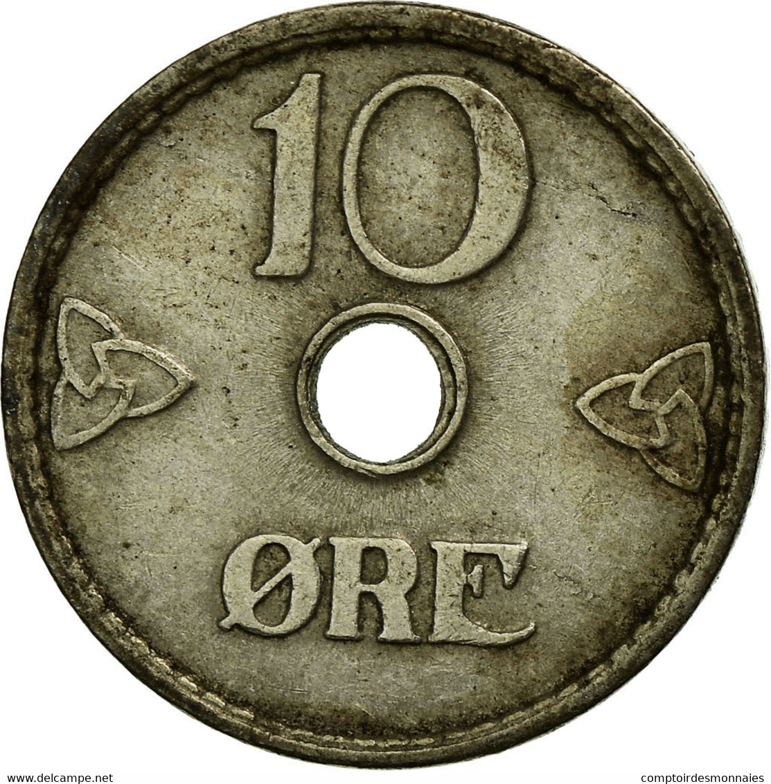 Monnaie, Norvège, Haakon VII, 10 Öre, 1951, TTB, Copper-nickel, KM:383 - Norway