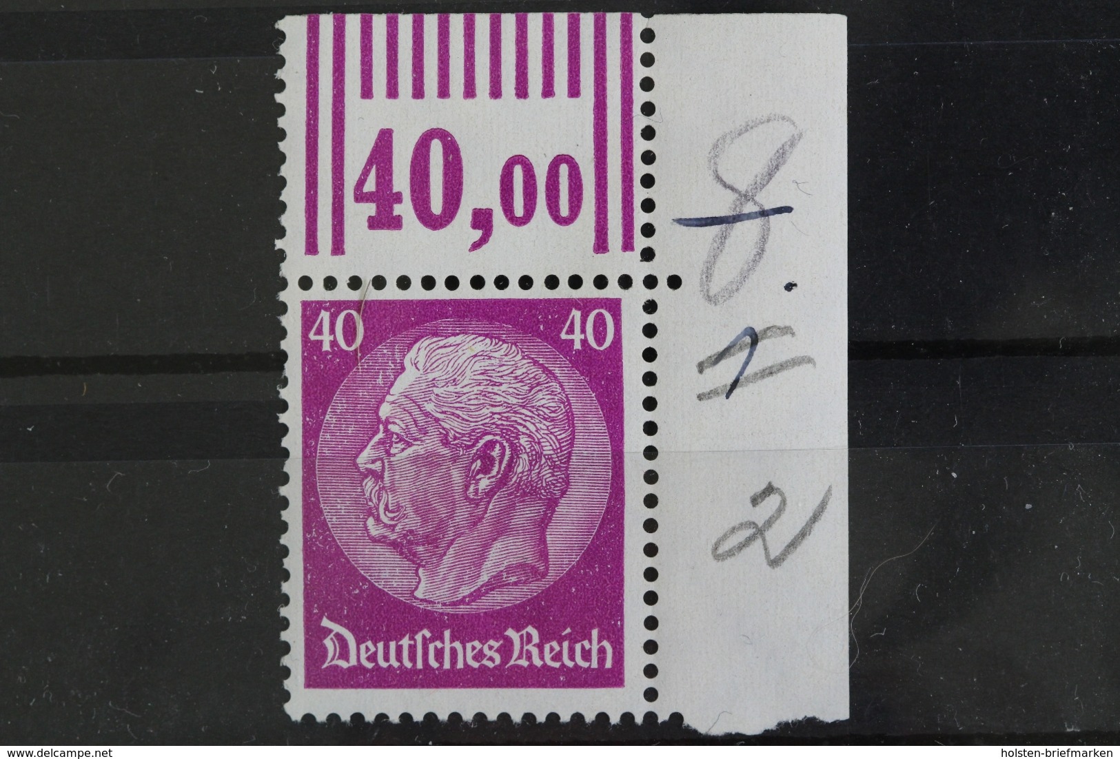 Deutsches Reich, MiNr. 524, Ecke Re. Oben, Postfrisch / MNH - Ungebraucht