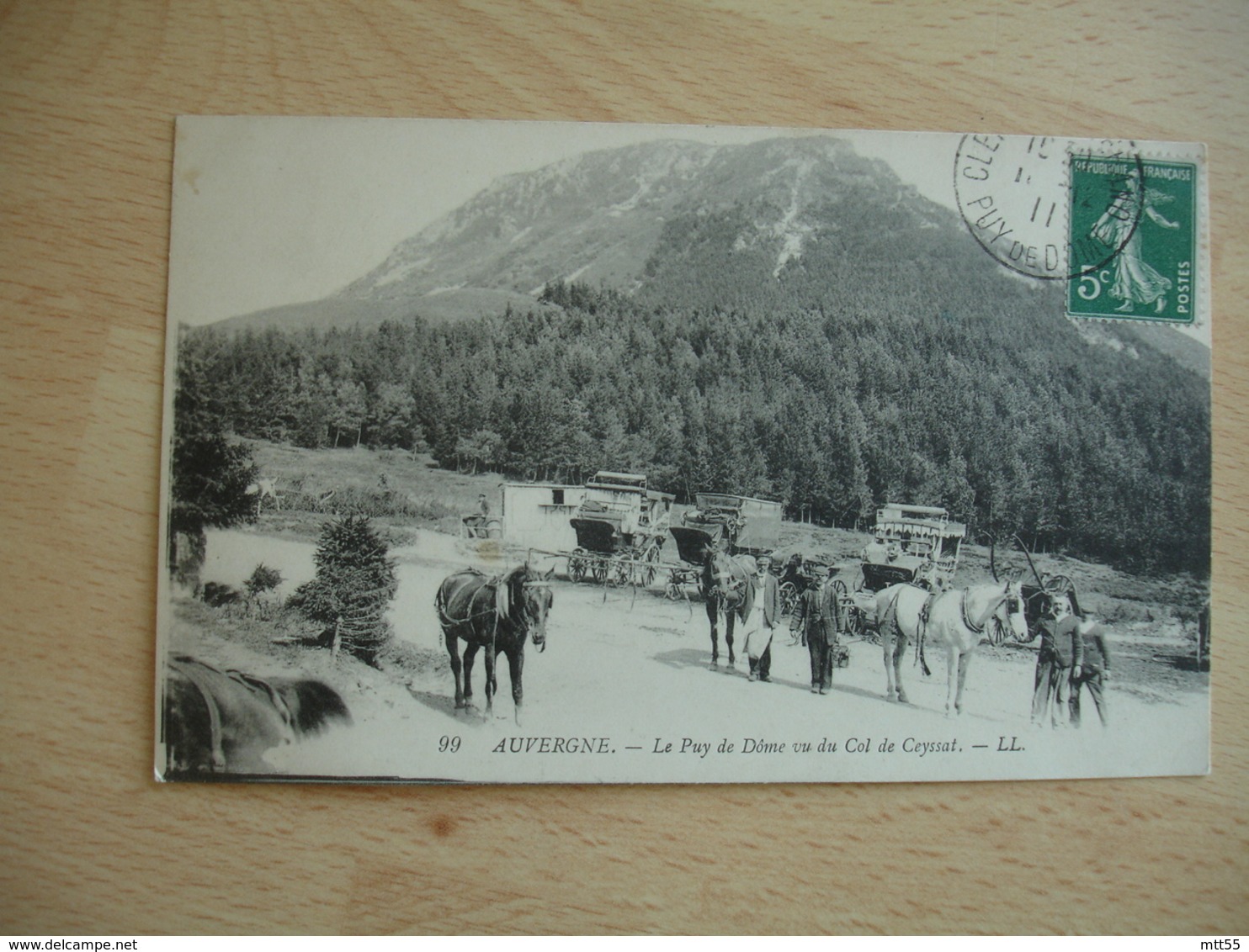 Col De Ceyssay Puy De Dome Station Attelage Montee - Autres & Non Classés