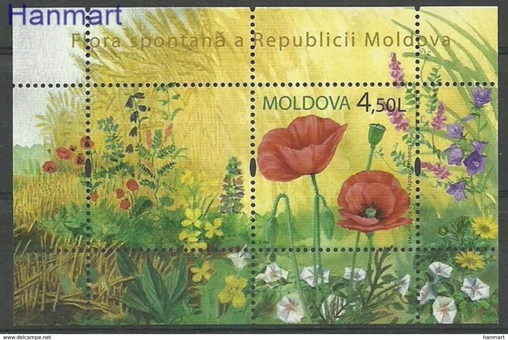 Moldova 2009 Mi Bl 46 MNH ( ZE4 MOLbl46dav14E ) - Andere & Zonder Classificatie