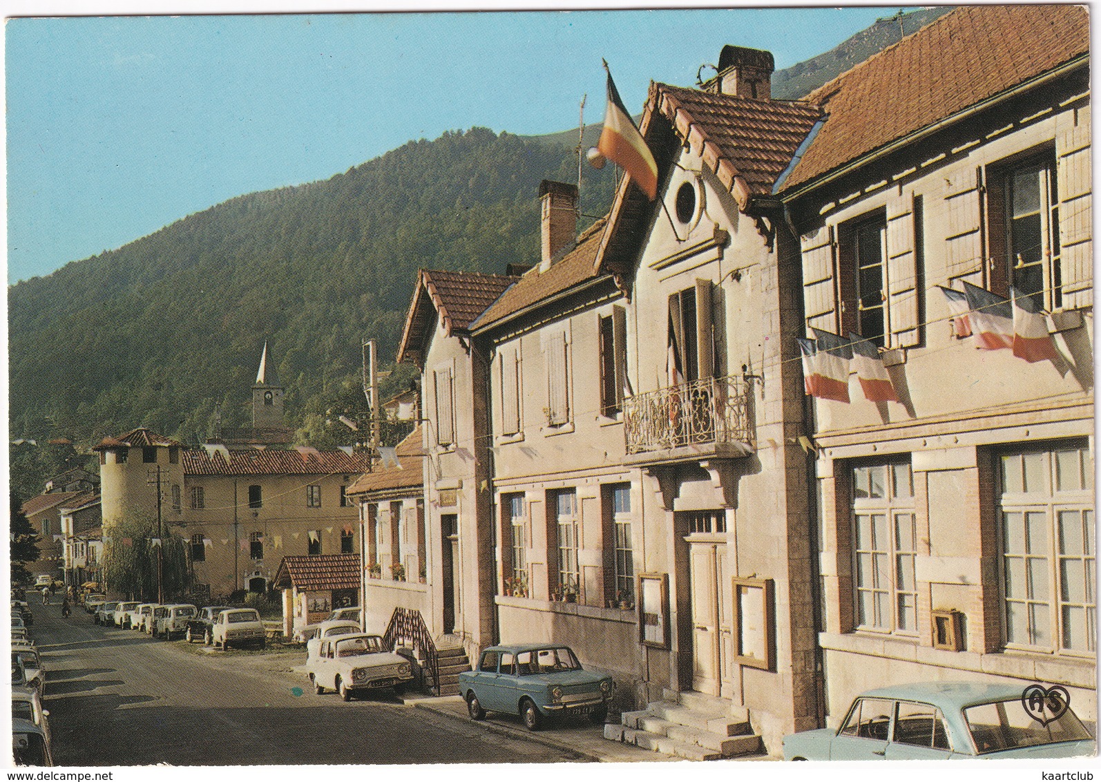 Erce: SIMCA 1000, 1100, RENAULT 10, DAUPHINE, 4 - L'Hotel De Ville - (Ariège) - Toerisme