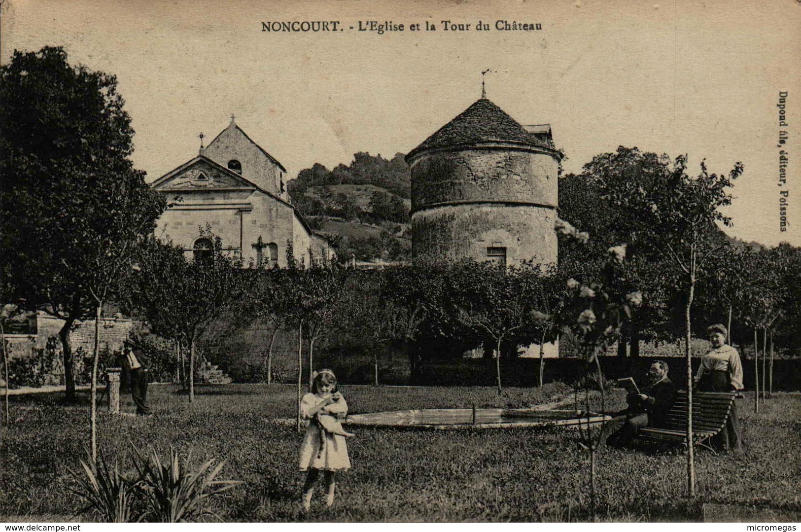 52 - NONCOURT - L'Eglise Et La Tour Du Château - Autres & Non Classés