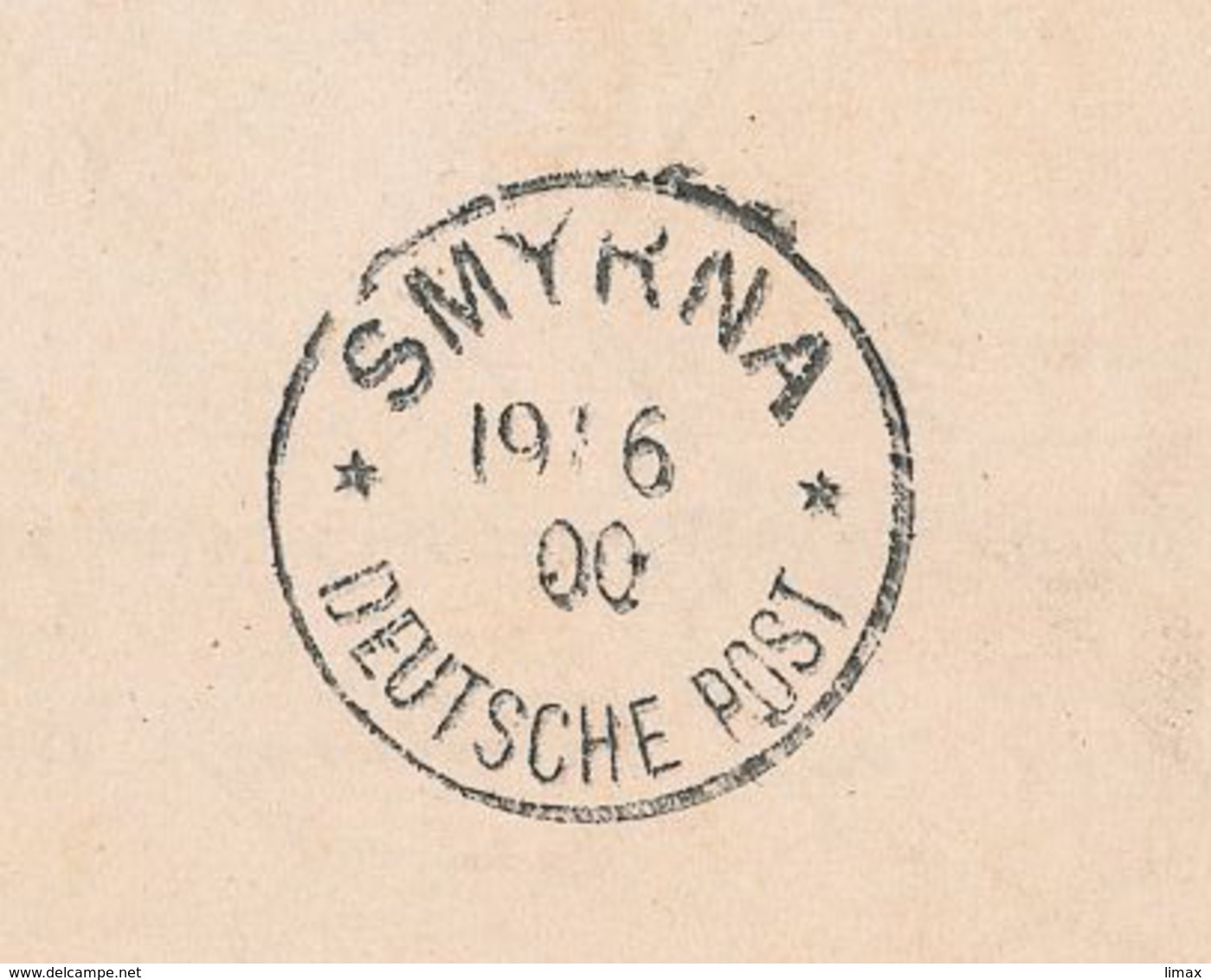 Rotterdam 1900 Nach Rs.: Ankunftstempel Smirna Smyrna Deutsche Post - Dampfer Pollux Van Gelder - Van Der Zee - Brieven En Documenten