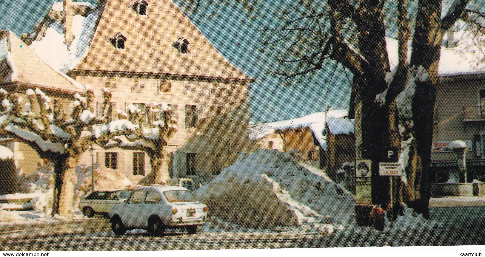 Samoens: FIAT 850 - Dans Le Fond, La Criou (2267 M.) - Haute-Savoie - Toerisme