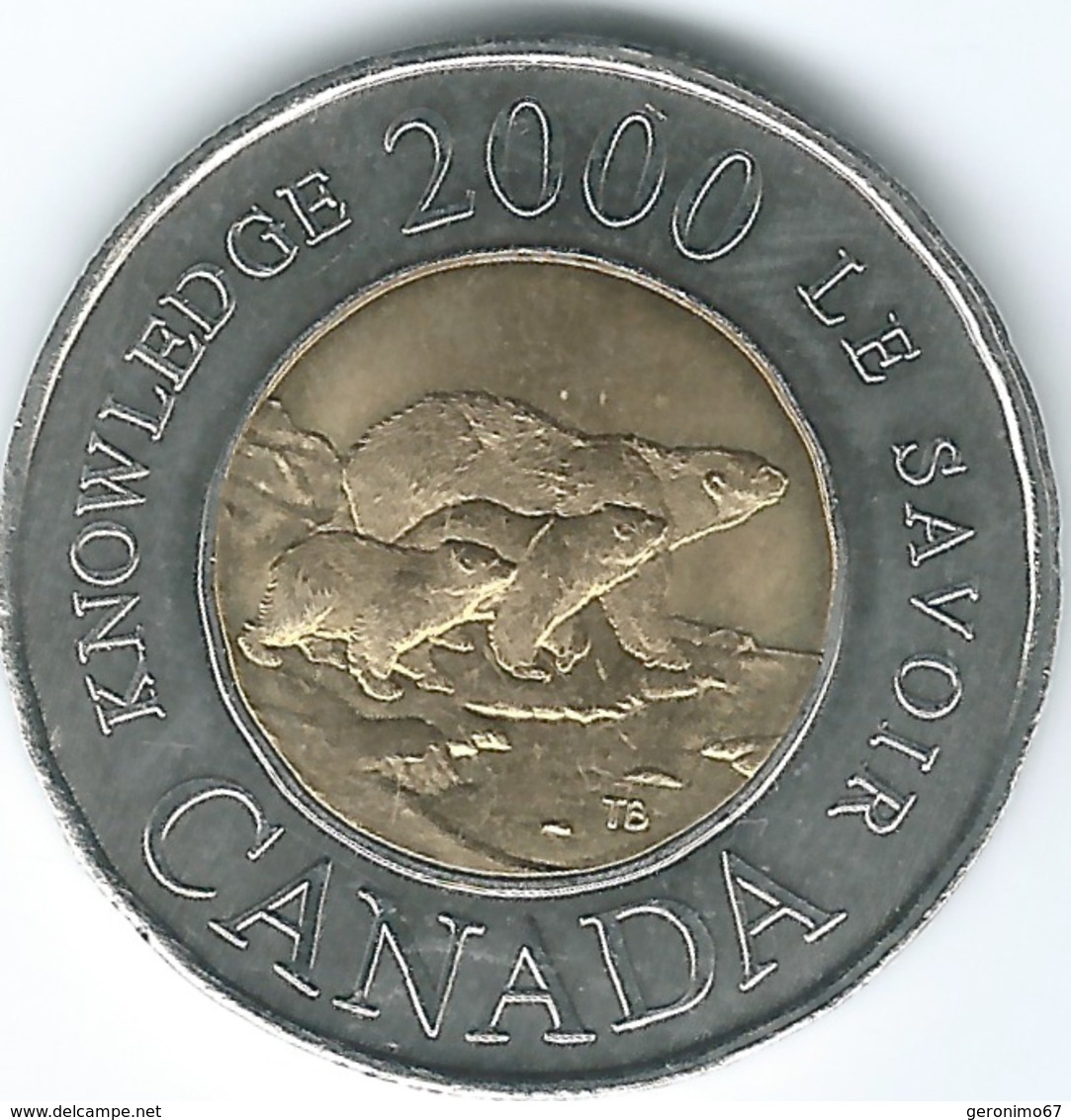 Canada - Elizabeth II - 2000 - 2 Dollars - Knowledge - KM399 - Canada