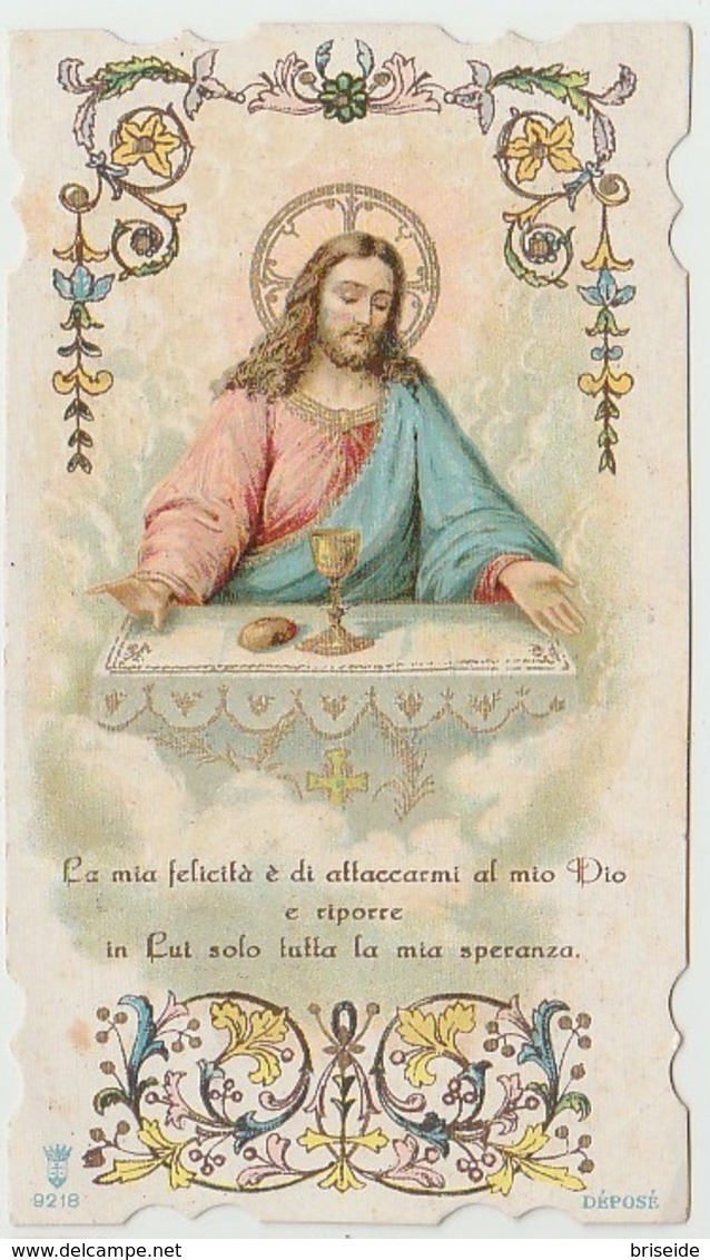 SANTINO  - IMAGE PIEUSE - DEVOTIONAL IMAGES   RICORDO CONGRESSO EUCARISTICO MONDAVIO 1933 - Santini