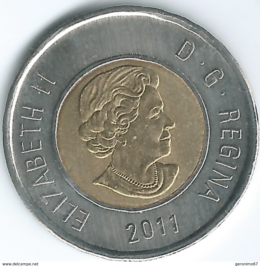Canada - Elizabeth II - 2011 - 2 Dollars - Parks Canada Centenary - Boreal Forest - KM1167 - Canada