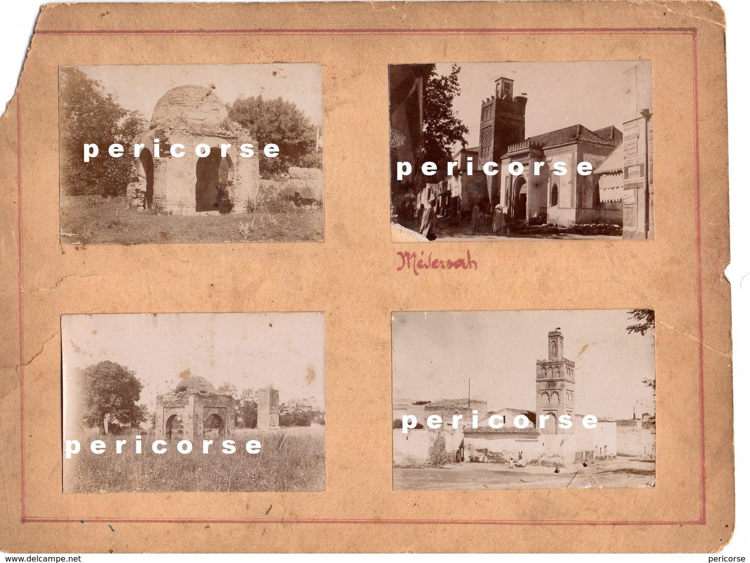 Tlemcen  Lot De 4 Photos 1895) - Tlemcen