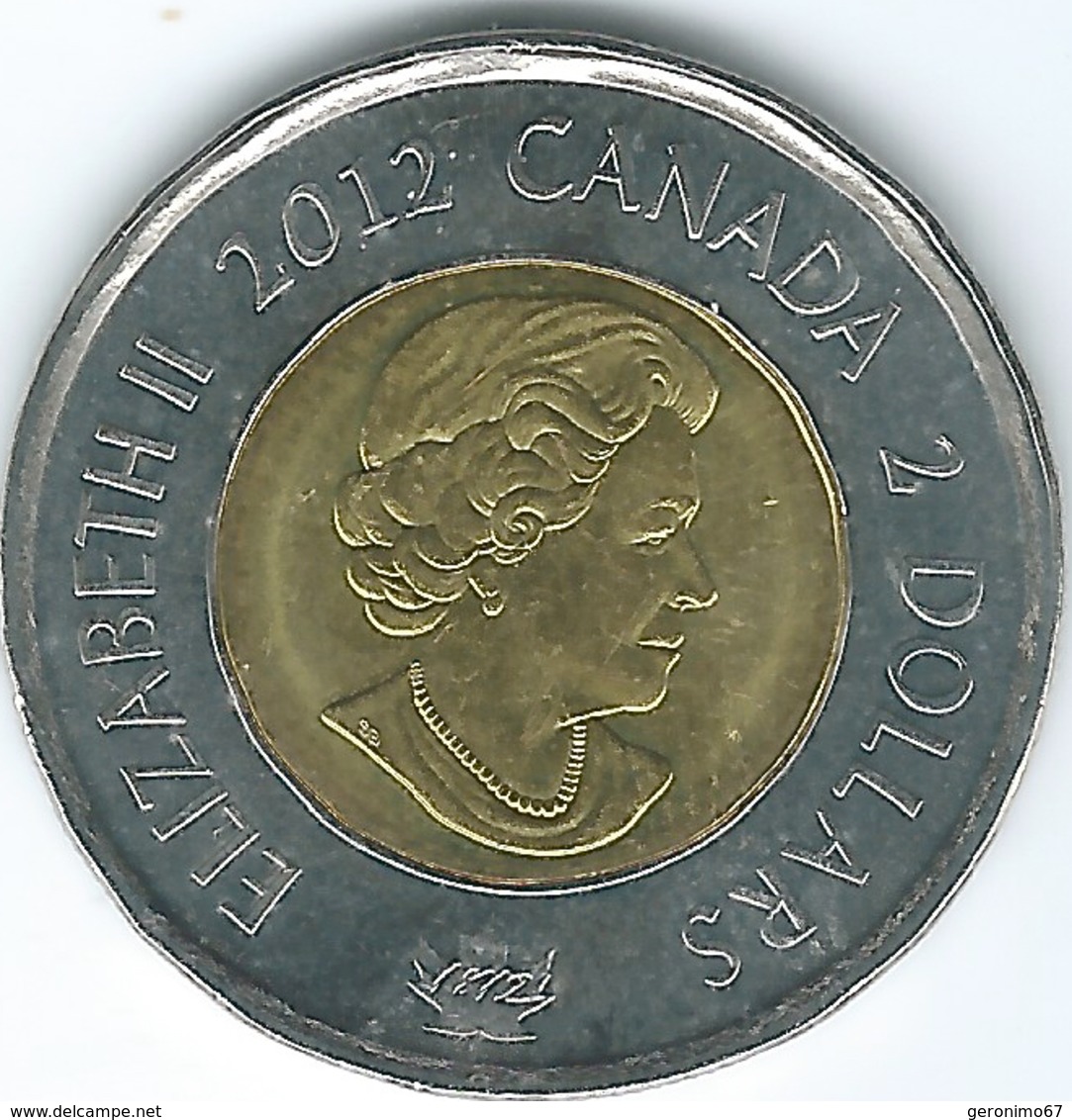 Canada - Elizabeth II - 2012 - 2 Dollars - War Of 1812 - HMS Shannon - KM1258 - Canada