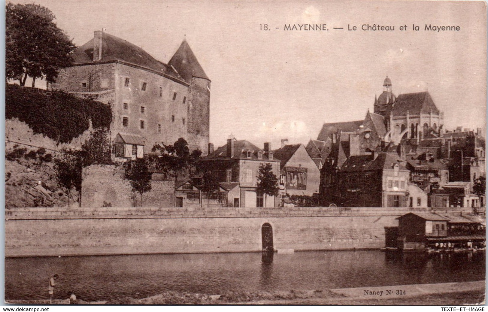 53 MAYENNE - Le Château Et La Mayenne - Mayenne