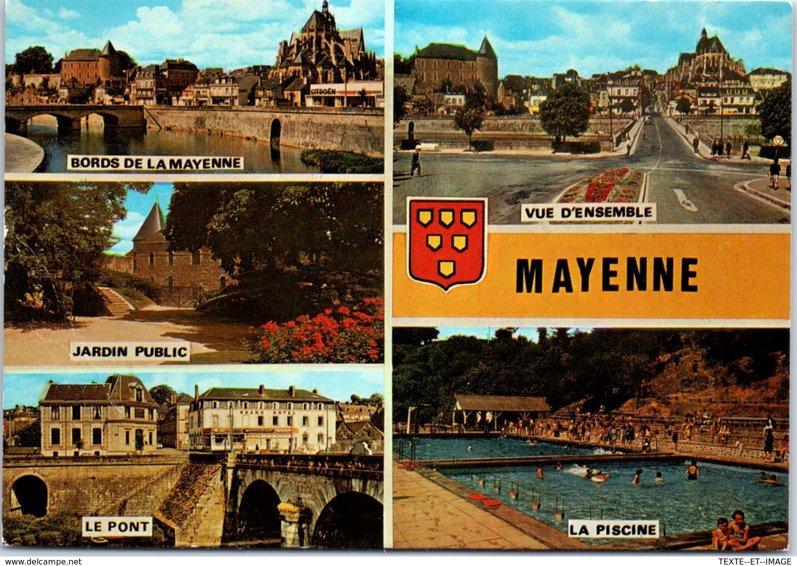 53 LA MAYENNE - Carte Souvenir Multivues - Autres & Non Classés