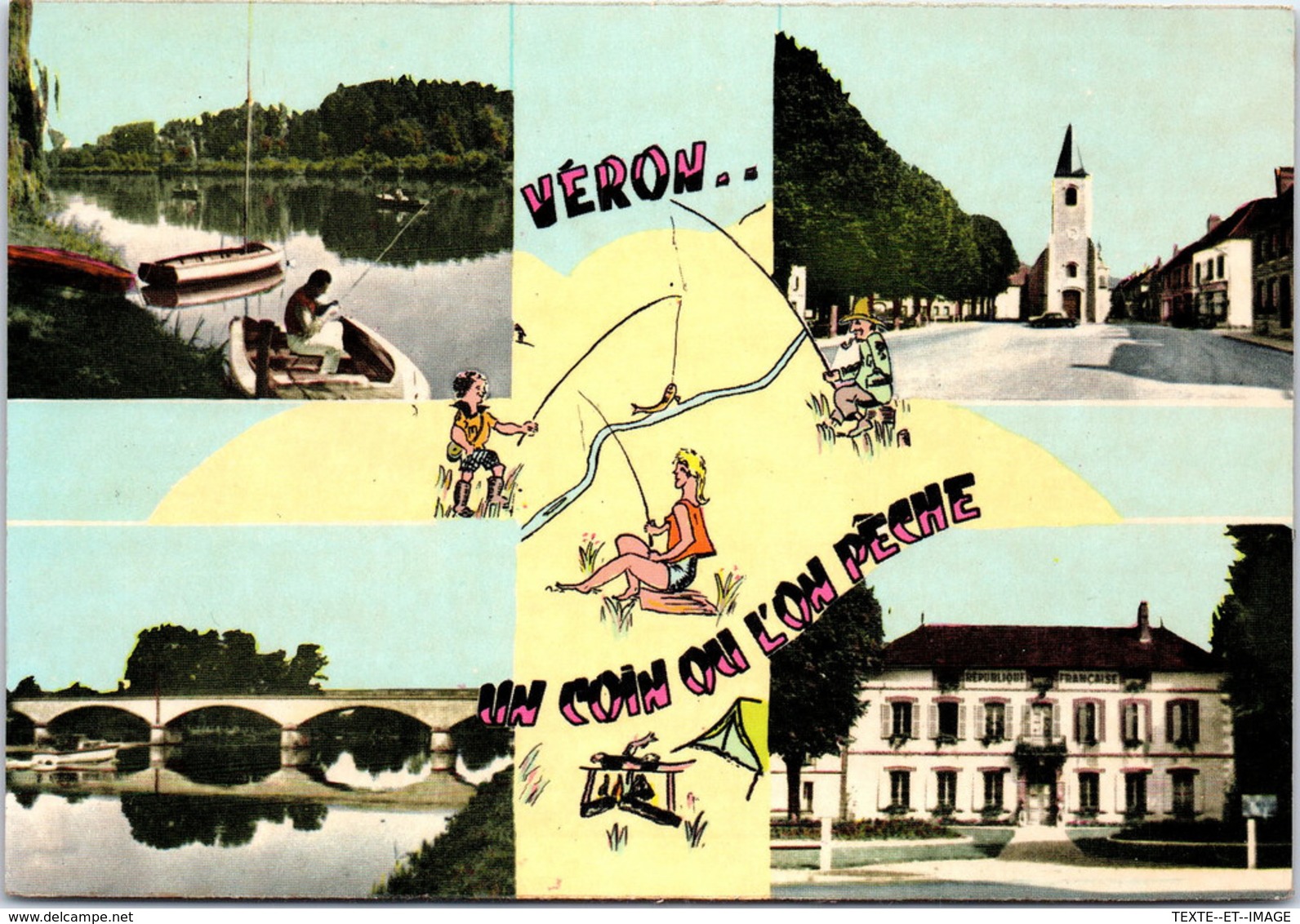 89 VERON - Carte Souvenir Multivues-- - Veron