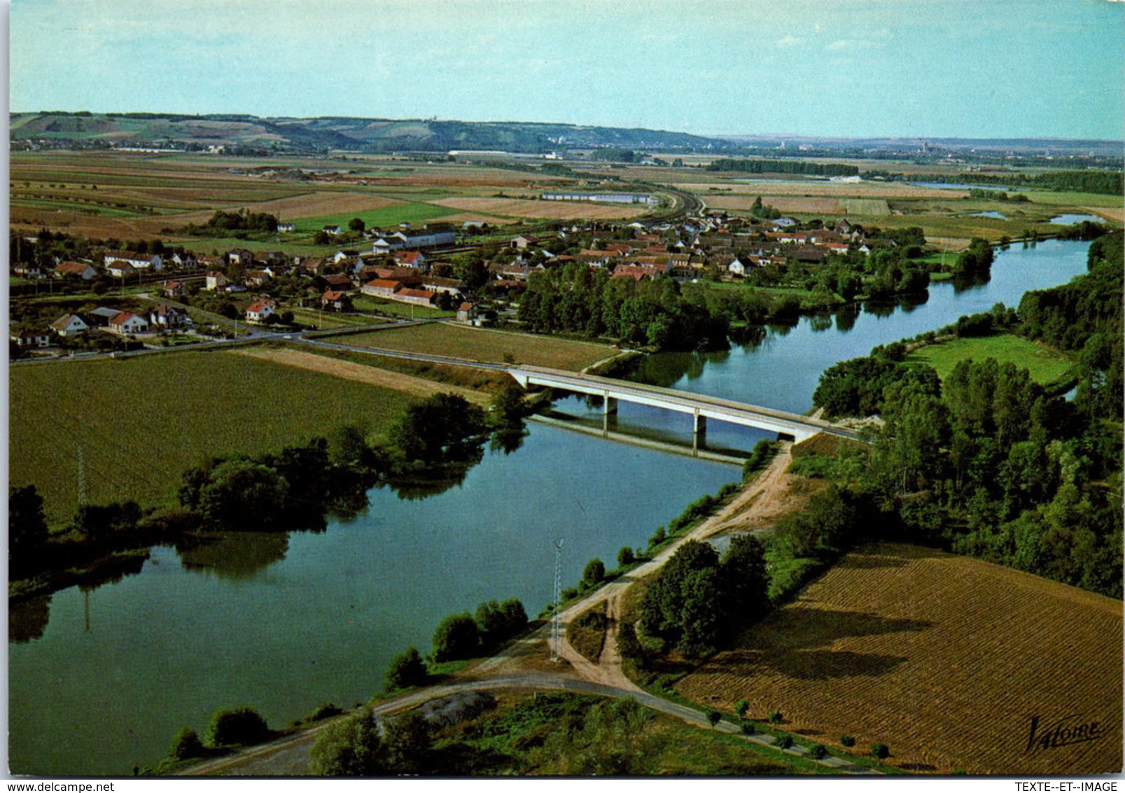 89 VERON - Le Pont De L'Yonne Et Le Village D'Etigny - Veron