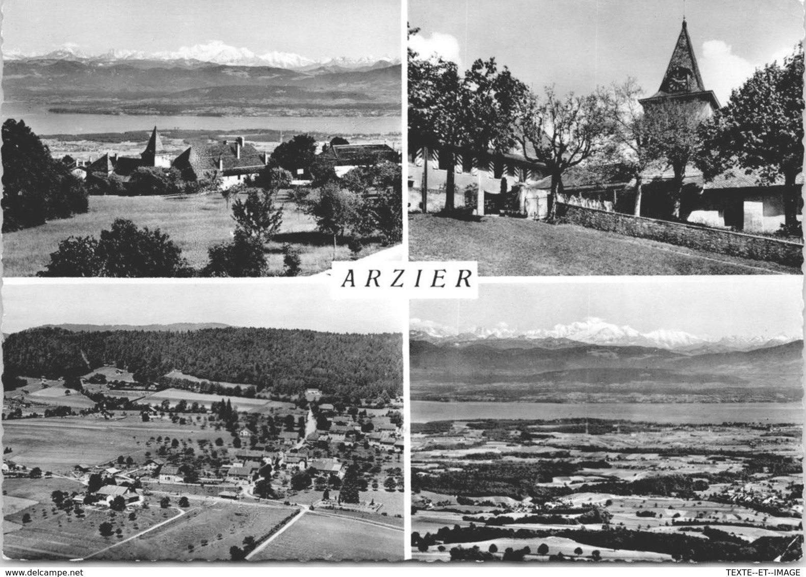 SUISSE - ARZIER - Carte Souvenir Mutlivues - Arzier-Le Muids