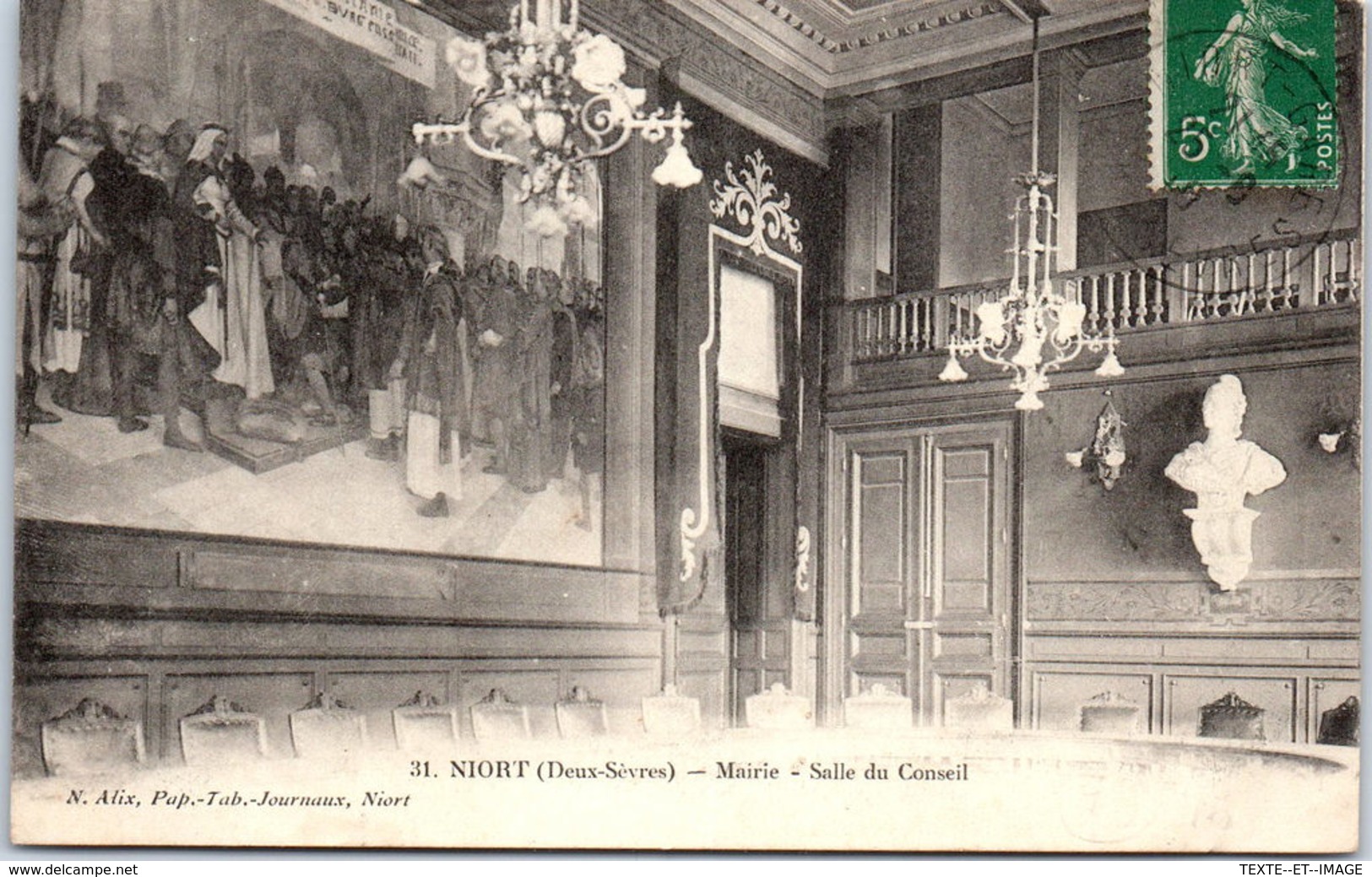 79 NIORT - Mairie, Salle Du Conseil - Niort