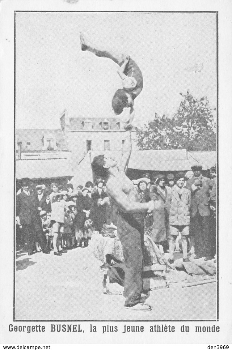 Georgette BUSNEL, La Plus Jeune Athlète Du Monde - Spectacle Forain - Cirque - Gymnastique - Gymnastique