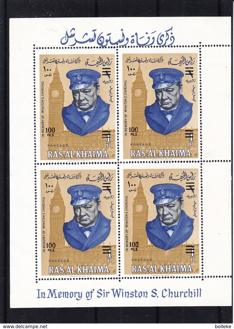 Winston Churchill - Ras Al Khaima - Michel BF 16 ** - MNH - Big Ben - - Sir Winston Churchill