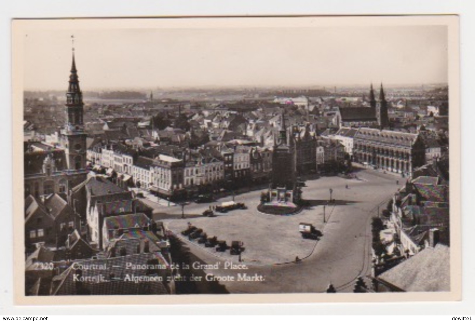 KORTRIJK   Algemeen Zicht Van De Grote Markt. - Kortrijk