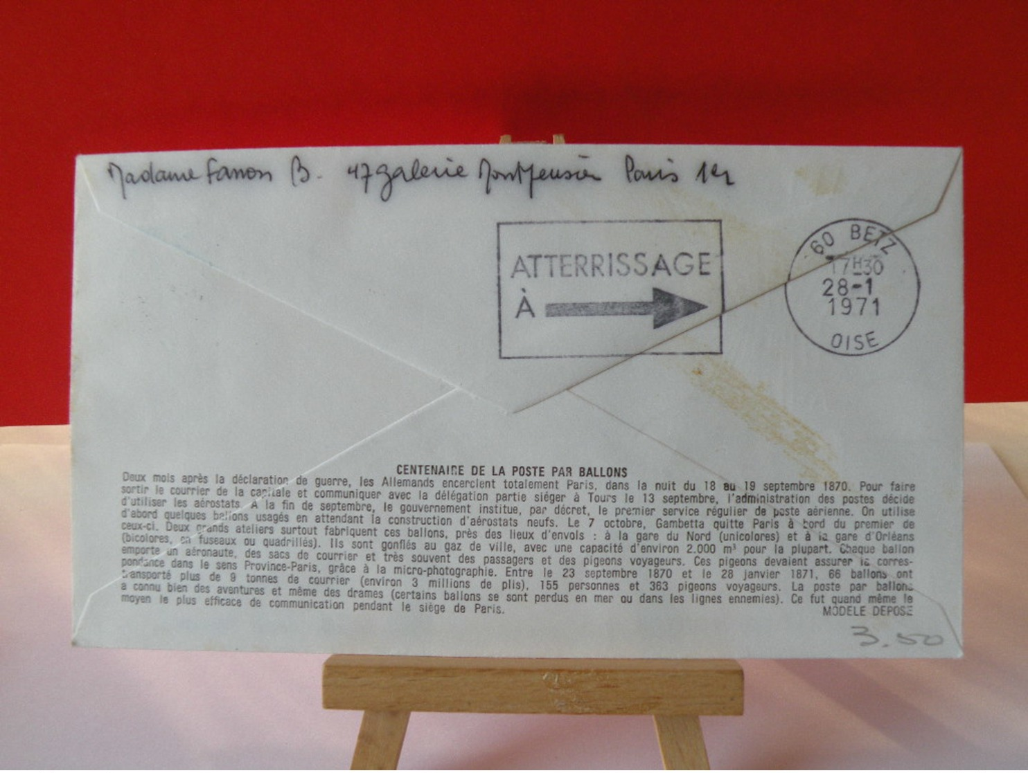 Lot de 38 FDC 1 jour 1971 - Historique -