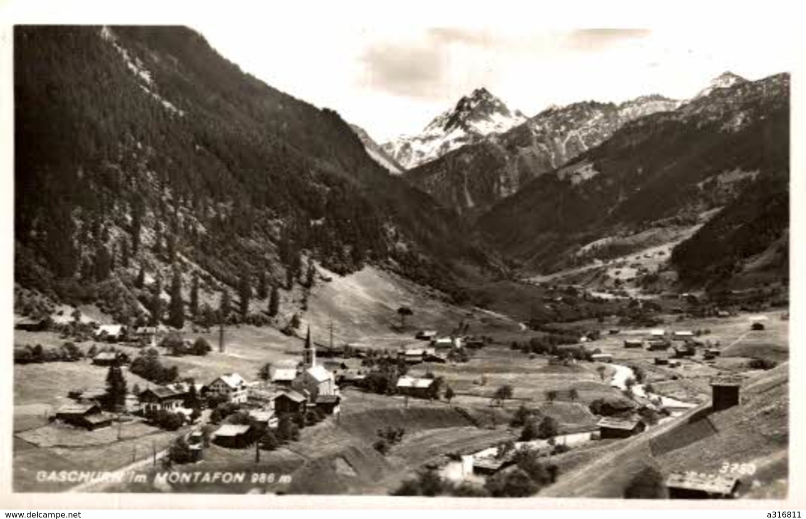 GASHURN IM MONTAFON . 986 M - Gaschurn