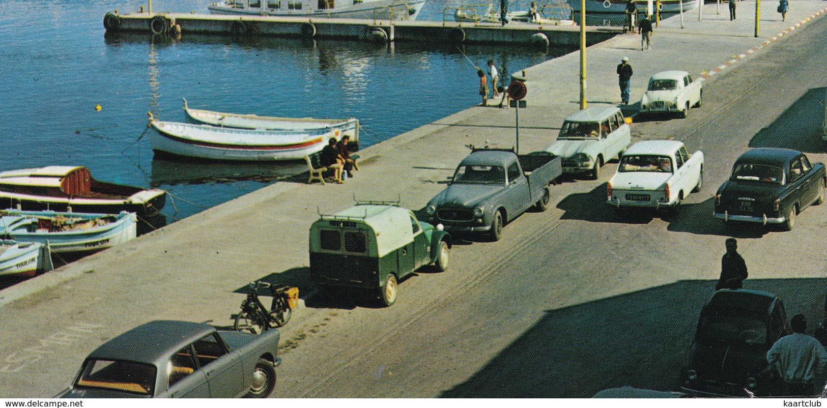 Le Brusc: SOLEX, PEUGEOT 404, 403 U, 403, CITROËN 2CV AZU, AMI BREAK, FIAT 500, RENAULT DAUPHINE - Le Port - (Var) - Toerisme