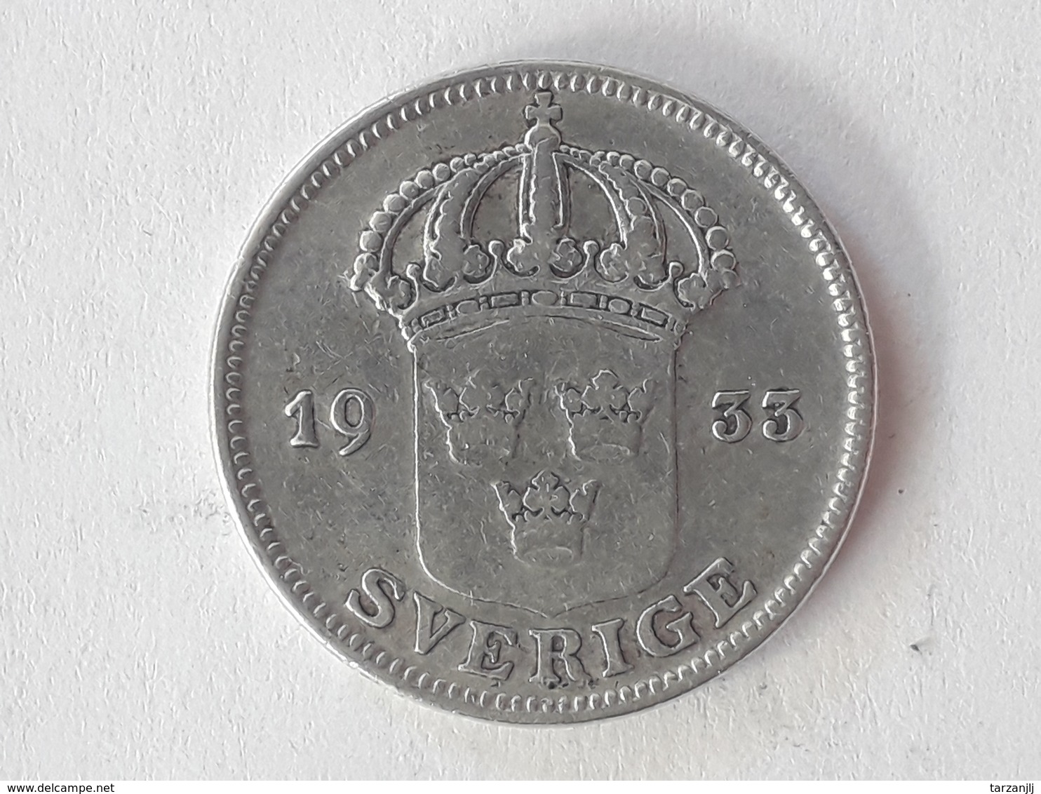 50 Öre Suède (Sweden) 1933 - Suède