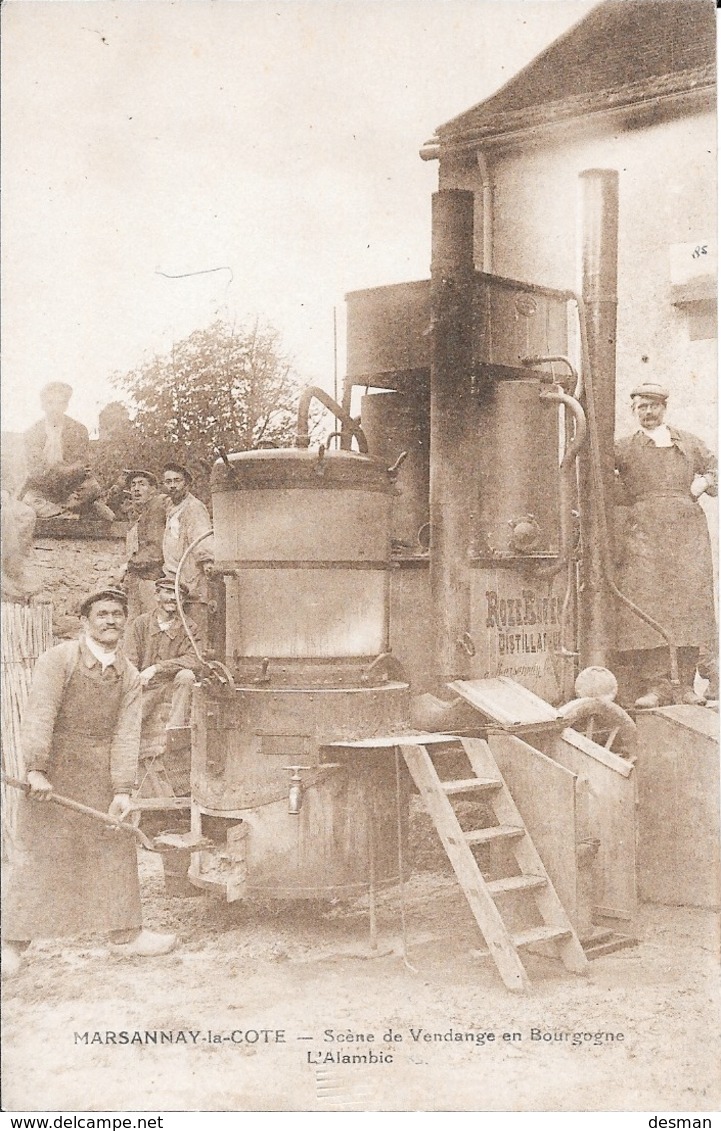 MARSANNAY-LA-COTE - Scène De Vendange En Bourgogne - L'Alambic (Bouilleurs De Cru). - Autres & Non Classés