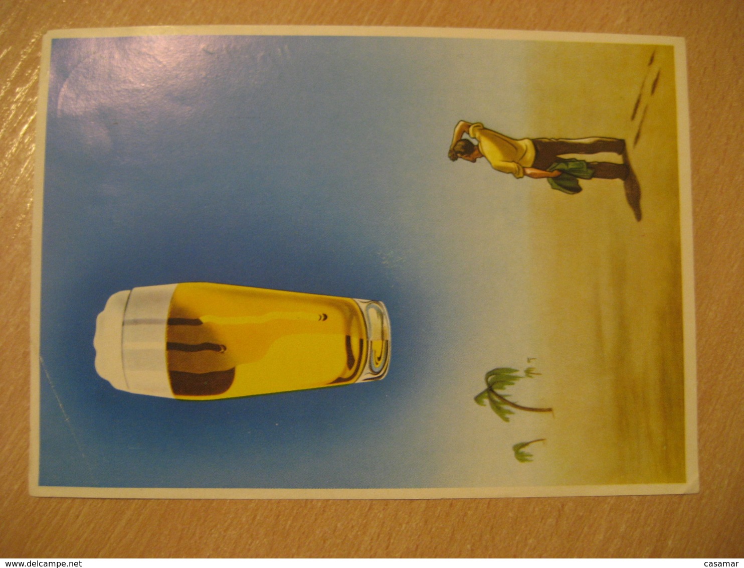 Mirage Illusion Post Card GERMANY Bier Beer Pint Biere Cerveza Brewery - Publicidad