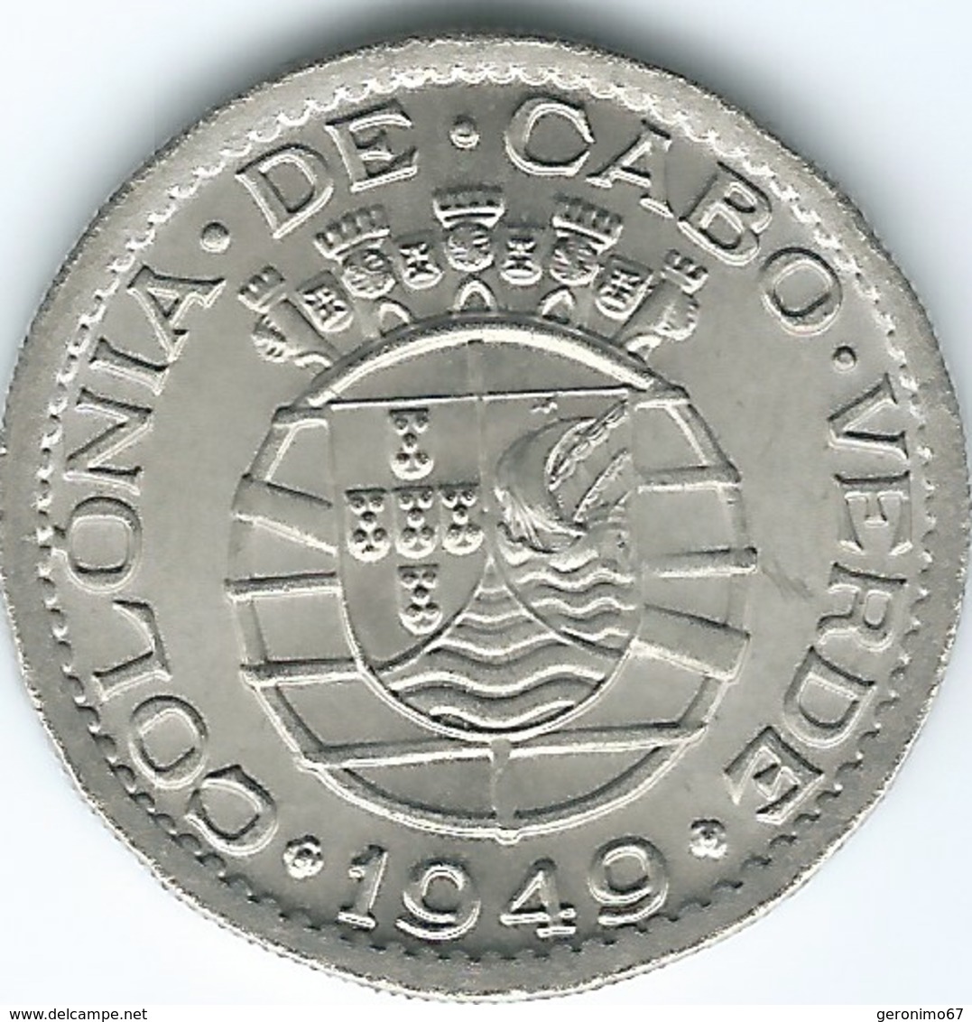 Cape Verde - Portuguese - 1949 - 50 Centavos - KM6 - Cap Vert