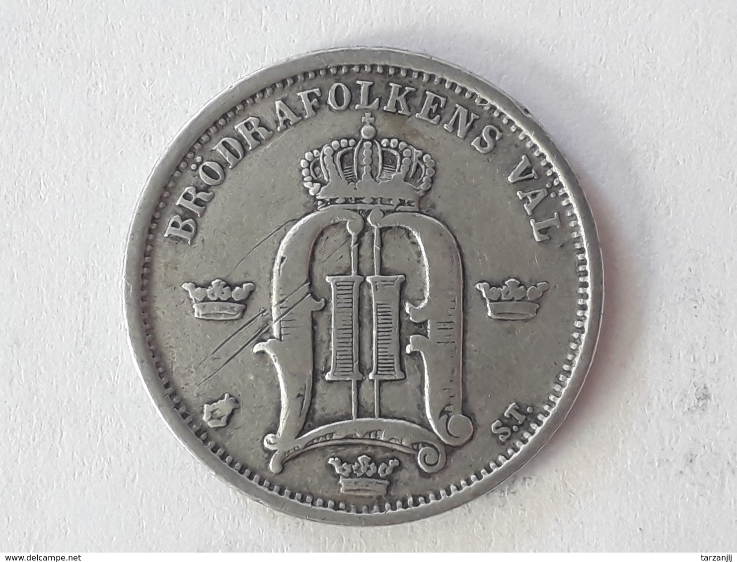 50 Öre Suède (Sweden) 1875 - Suède