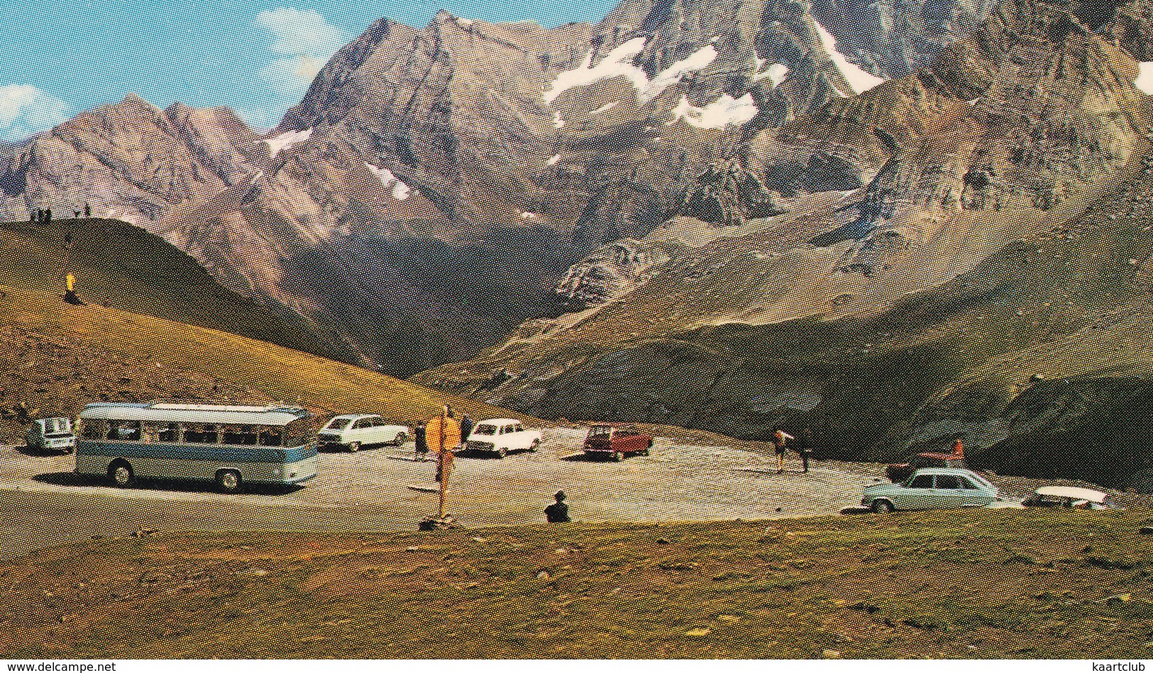 Gavarnie: AUTOBUS, SIMCA 1000, RENAULT 16, 6, CITROË AMI BREAK, DS - Le Port De Boucharo 2252 M., Crépuscule Astazou - Toerisme