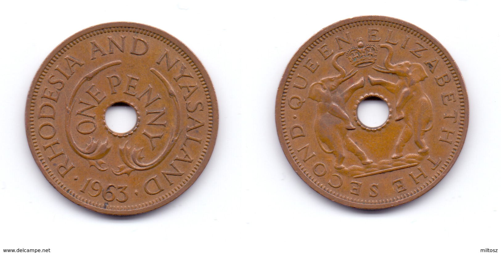 Rhodesia & Nyasaland 1 Penny 1963 - Rhodésie