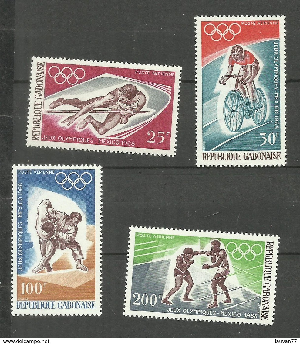 Gabon Poste Aérienne N°72 à 75 Neufs** Cote 8.35 Euros - Gabón (1960-...)
