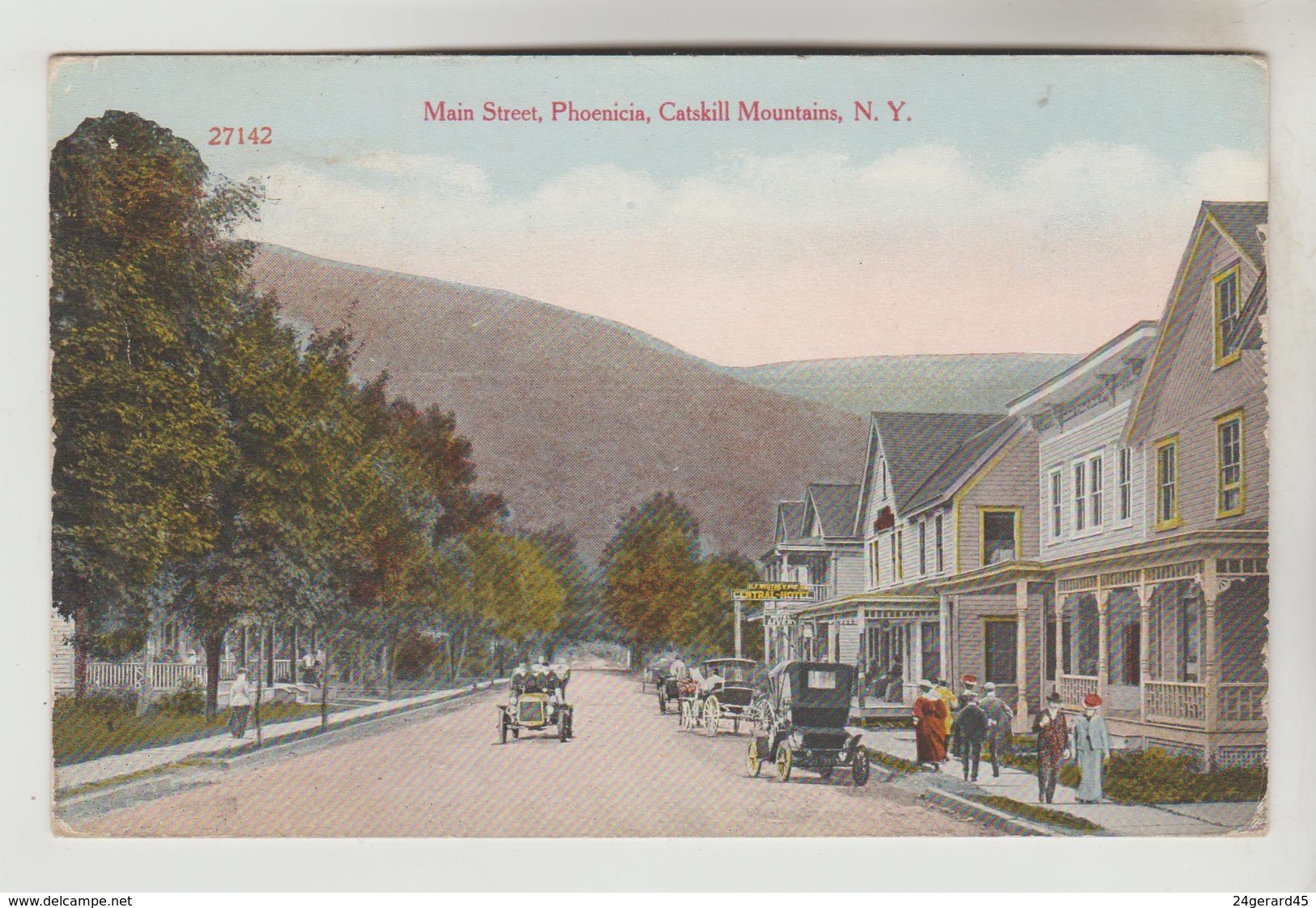 CPA SHANDAKEN (Etats Unis-New York) - PHOENICIA : Main Street Castkill Mountains - Autres & Non Classés