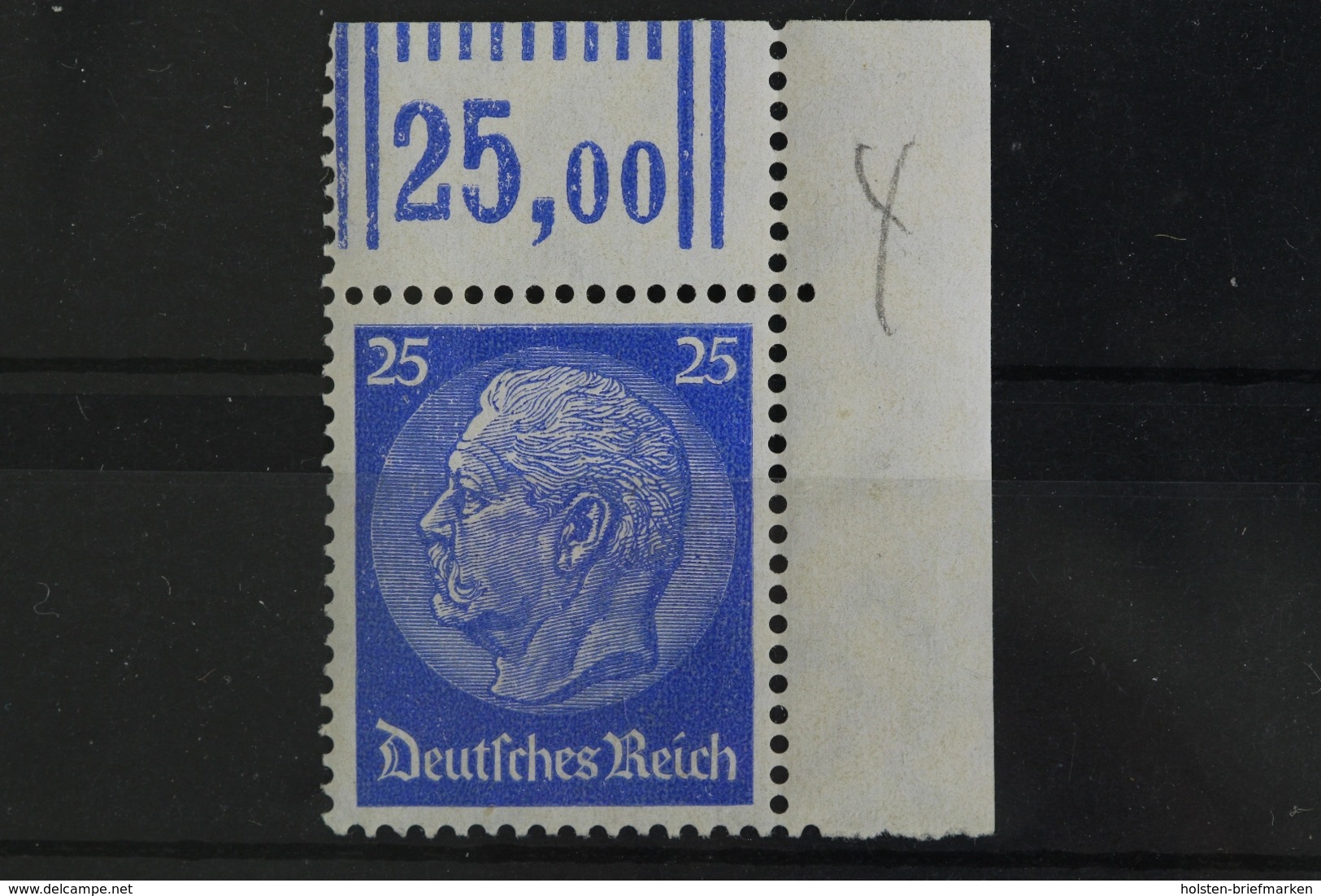 Deutsches Reich, MiNr. 522, Ecke Re. Oben, Postfrisch / MNH - Ungebraucht