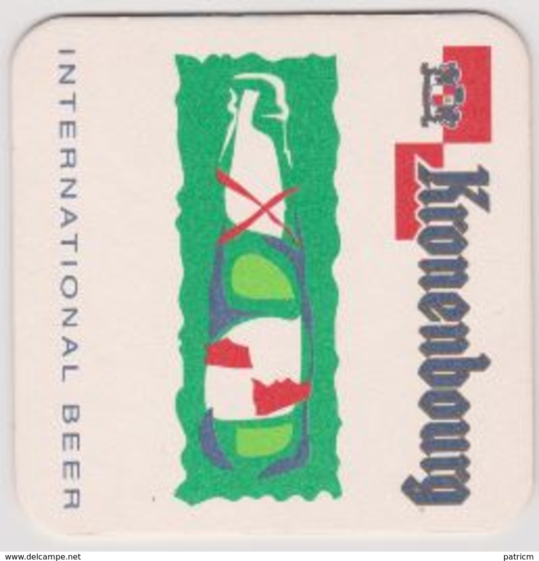 Sous Bock De Biere Commémoratif ; Brasserie Kronenbourg , INTERNATIONAL BEER - Sous-bocks