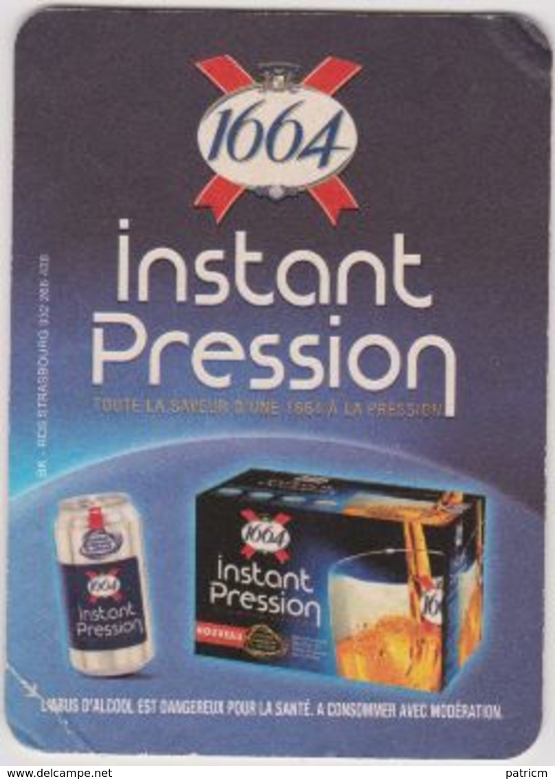 Sous Bock De Biere  ; Brasserie Kronenbourg 2 Petit Plis En Haut & Bas Voir Scan - Sous-bocks