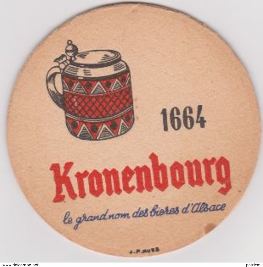 Anciens Sous Bocks De Biere De La Brasserie Kronenbourg - Sous-bocks