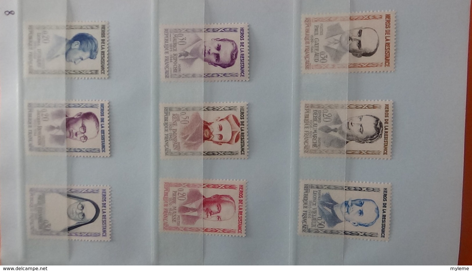 Timbres ** des années 40 à 60  dont bonnes séries et petites valeurs. A saisir !!!