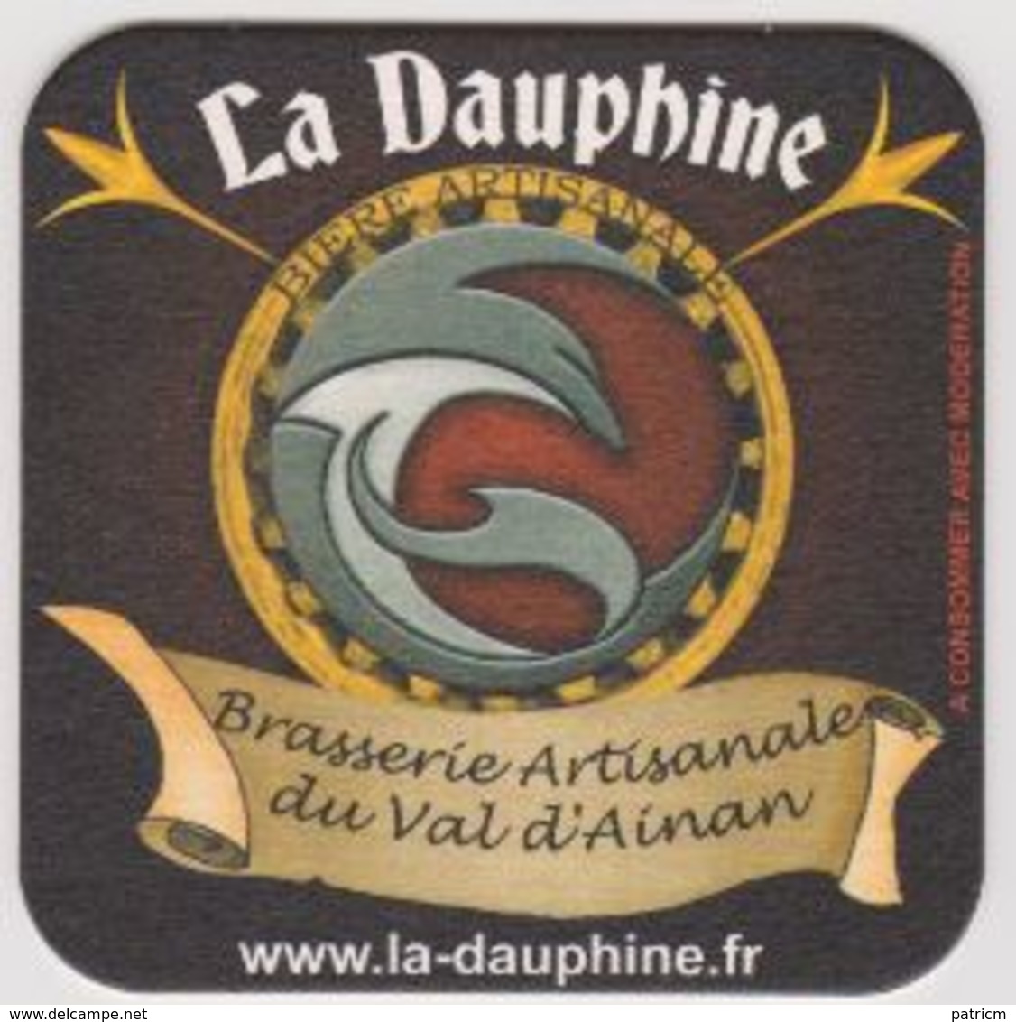 Sous Bock De Biere ; Brasserie La Dauphine 38 - Sous-bocks