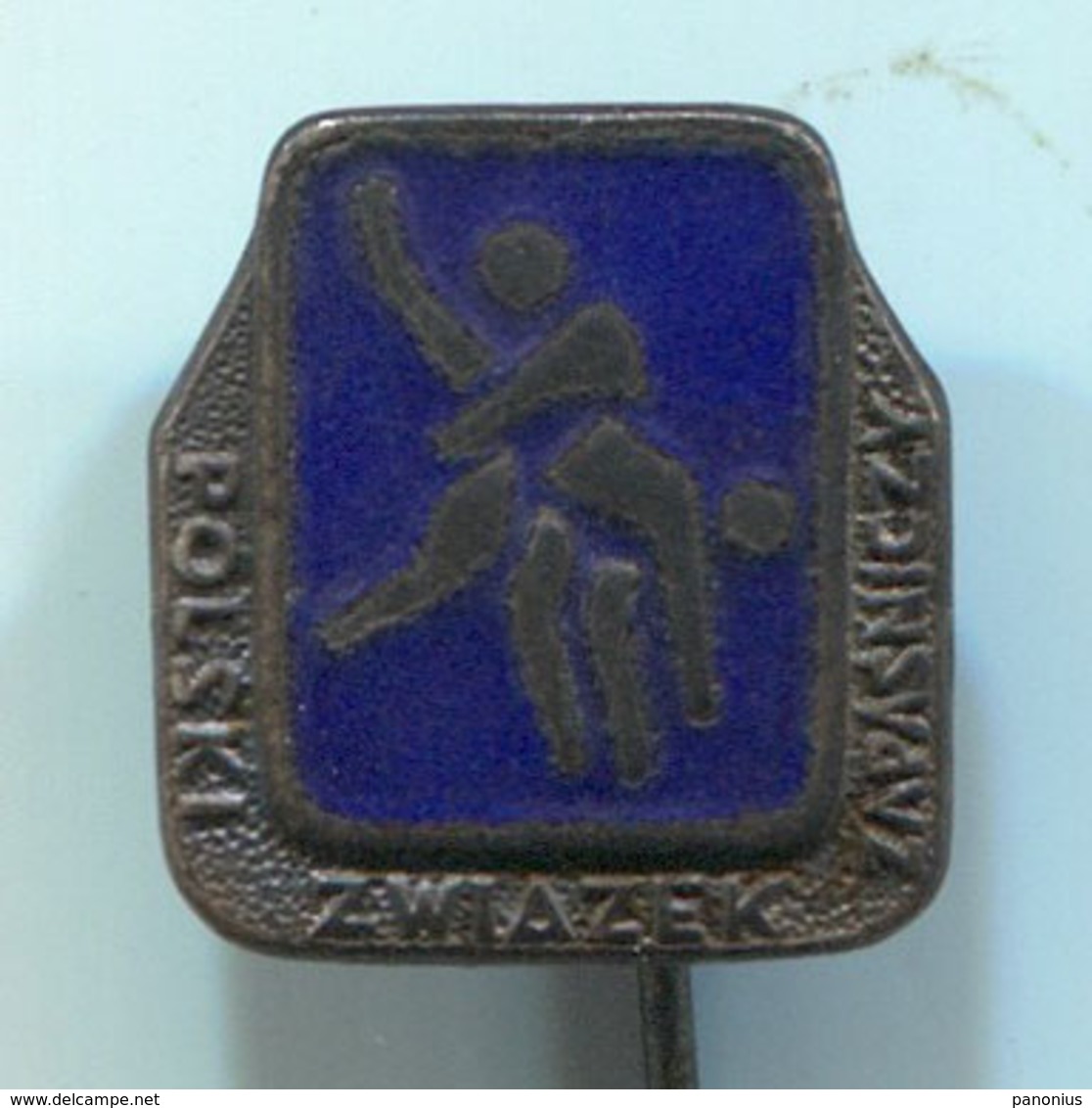 WRESTLING / LUTTE / RINGEN - Poland Federation, Association, Enamel, Vintage Pin, Badge, Abzeichen - Lutte