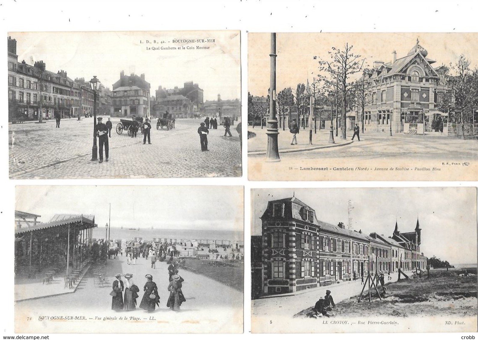 11153 - Lot De 300 CPA  Nord, Pas De Calais, Somme, - 100 - 499 Cartes