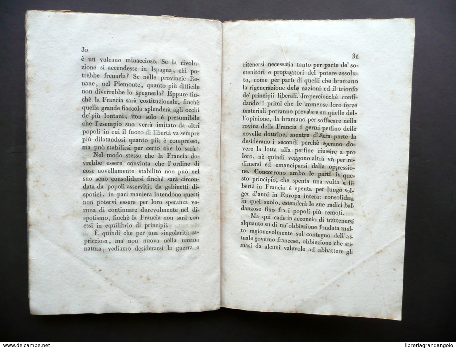 Guerra O Pace? Ossia L'Europa Nel 1832 Bruxelles Storia Politica - Non Classificati