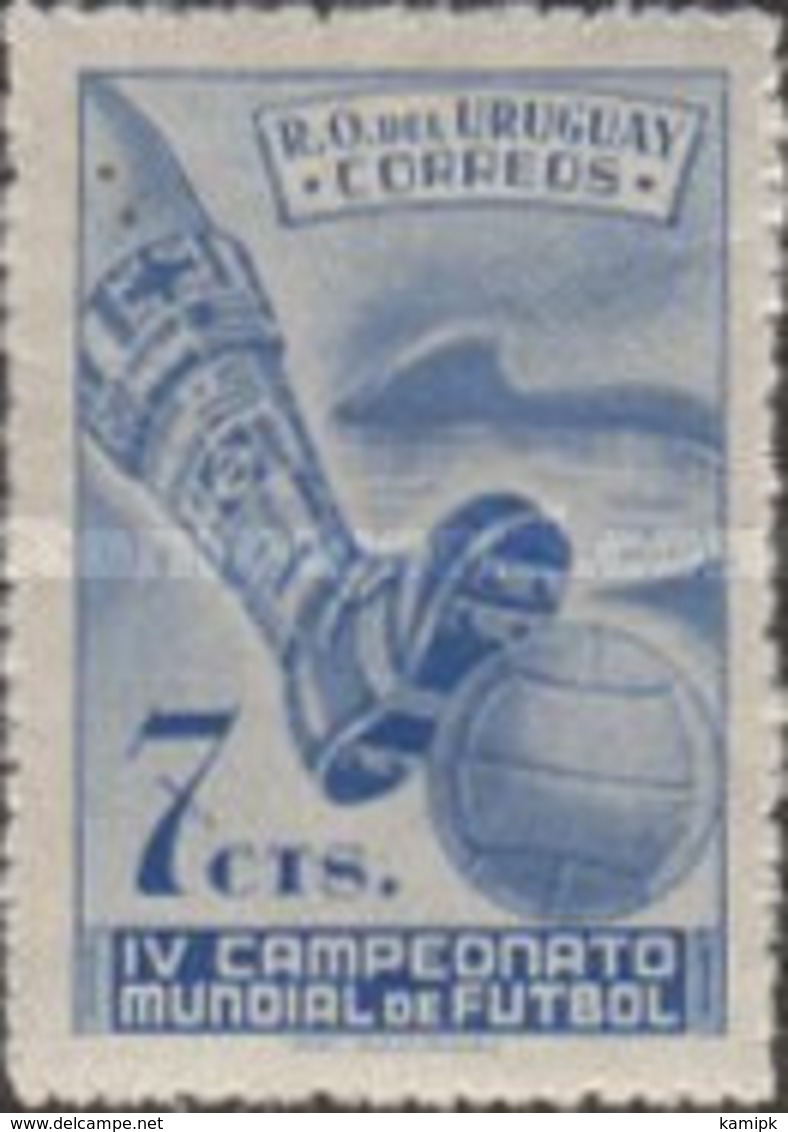 USED STAMPS Uruguay - The 4th Anniversary Of The Football World Cup -1951 - Uruguay