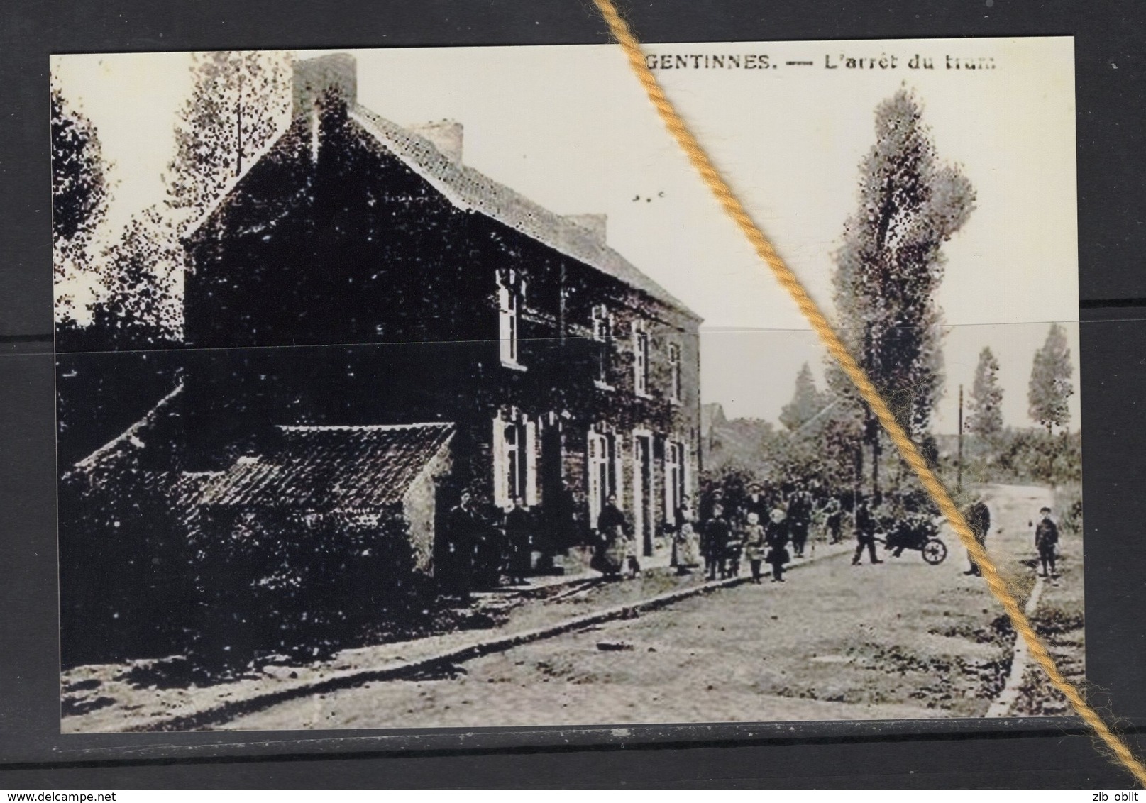 REPRODUCTION  GENTINNES CHASTRE BRABANT WALLON TRAM - Chastre