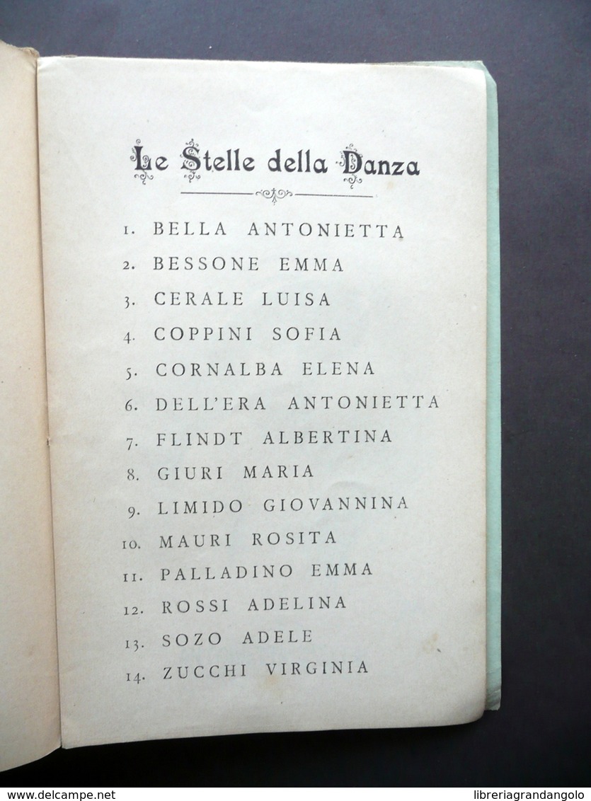 Annuario Teatrale Italiano Annata 1886 Enrico Carozzi Tip. Nazionale Milano Raro