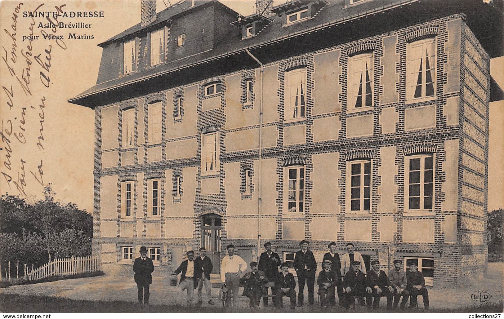 76-SAINTE-ADRESSE- ASILE BREVILLIER POUR VIEUX MARINS - Sainte Adresse